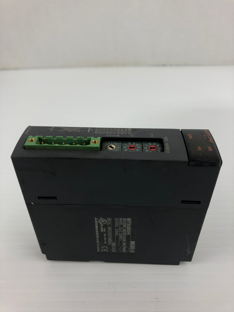 Mitsubishi Melsec-Q QJ71DN91 Master Slave Unit 24VDC 30mA - Missing Terminal