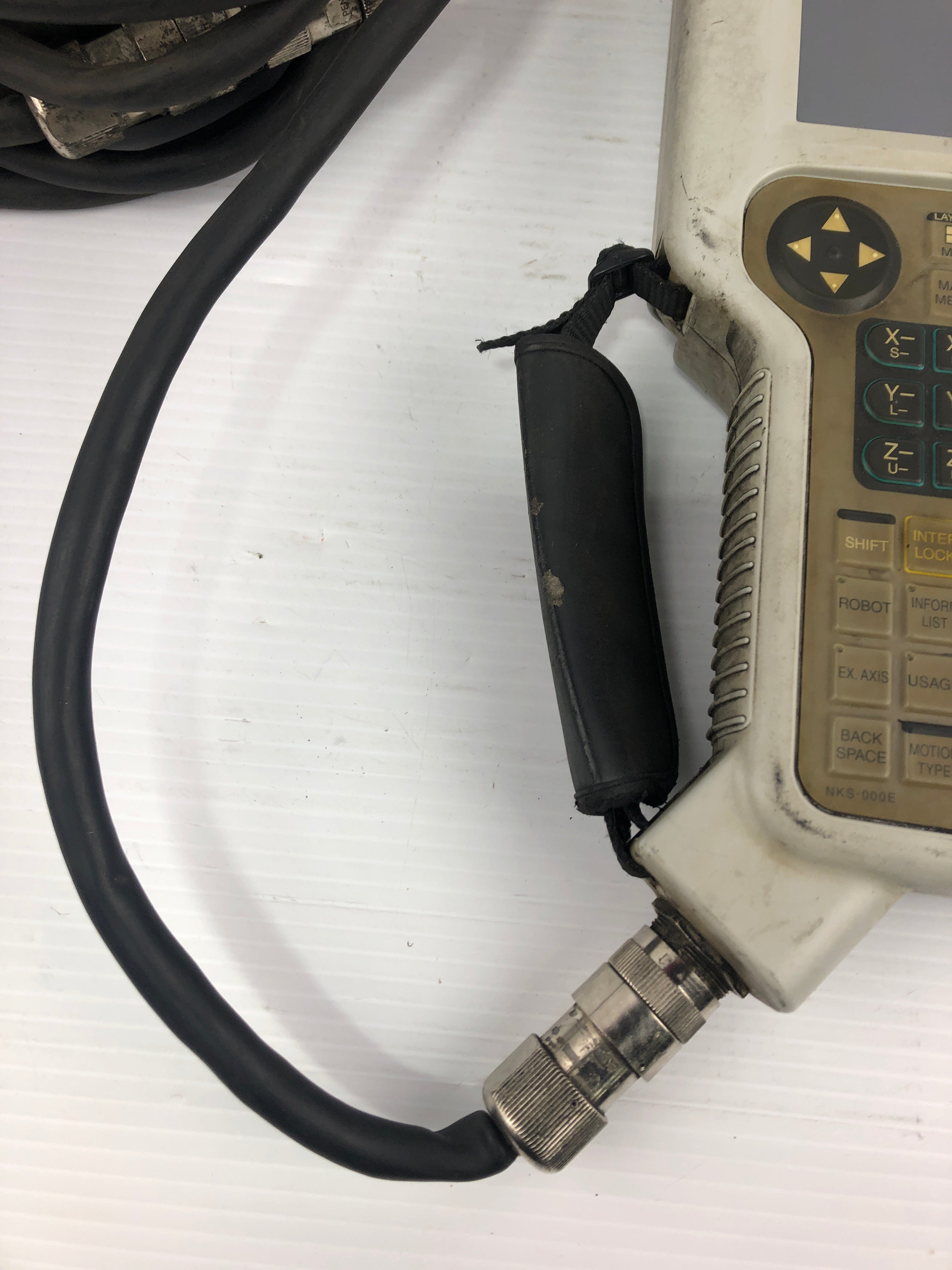 Yaskawa JZRCR-NPP01-1 Teach Pendant A027339 with Cable