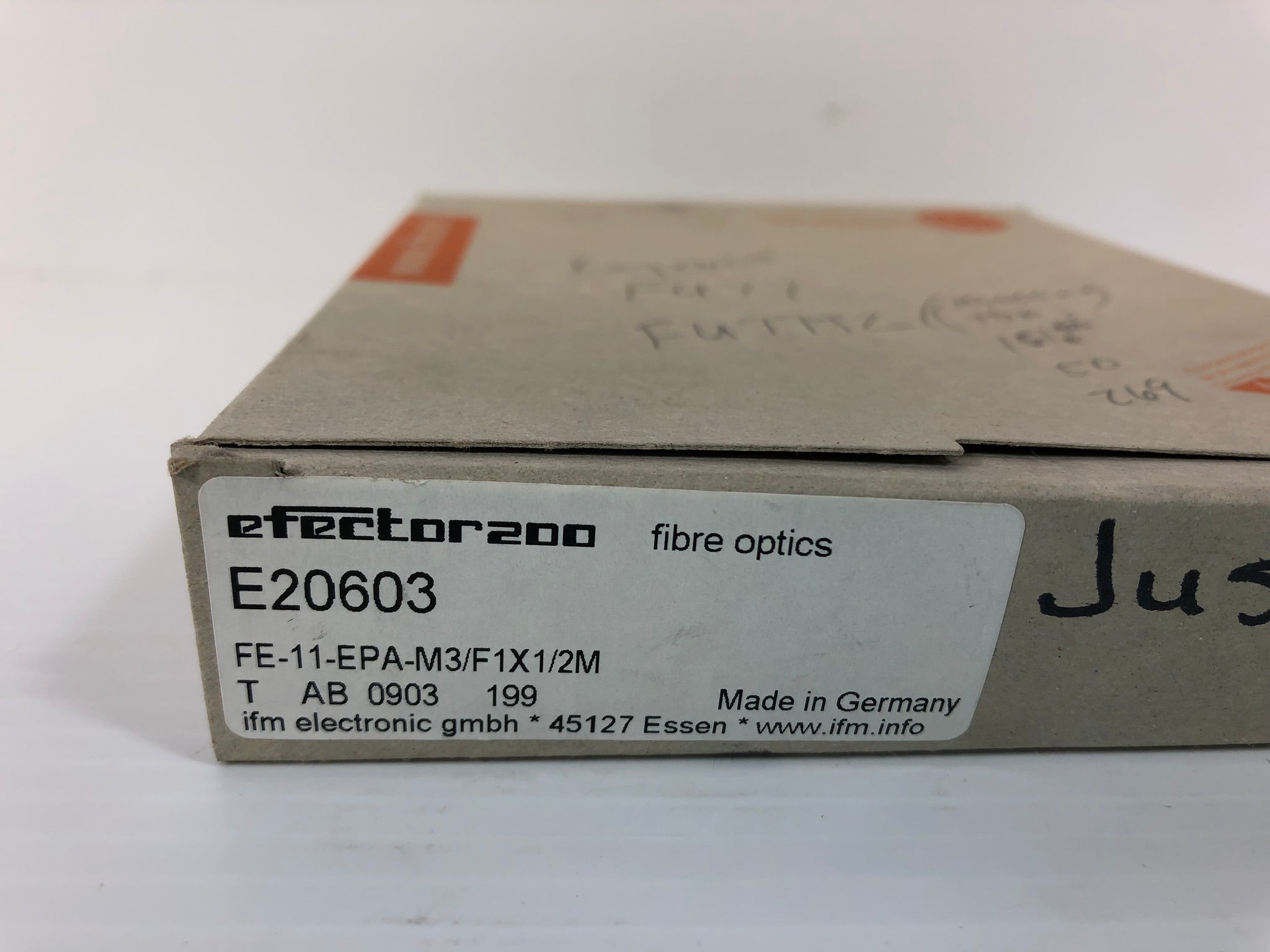 1 Cable - IFM Efector 200 Fiber Optics E20603 FE-11-EPA-M3/F1X1/2M