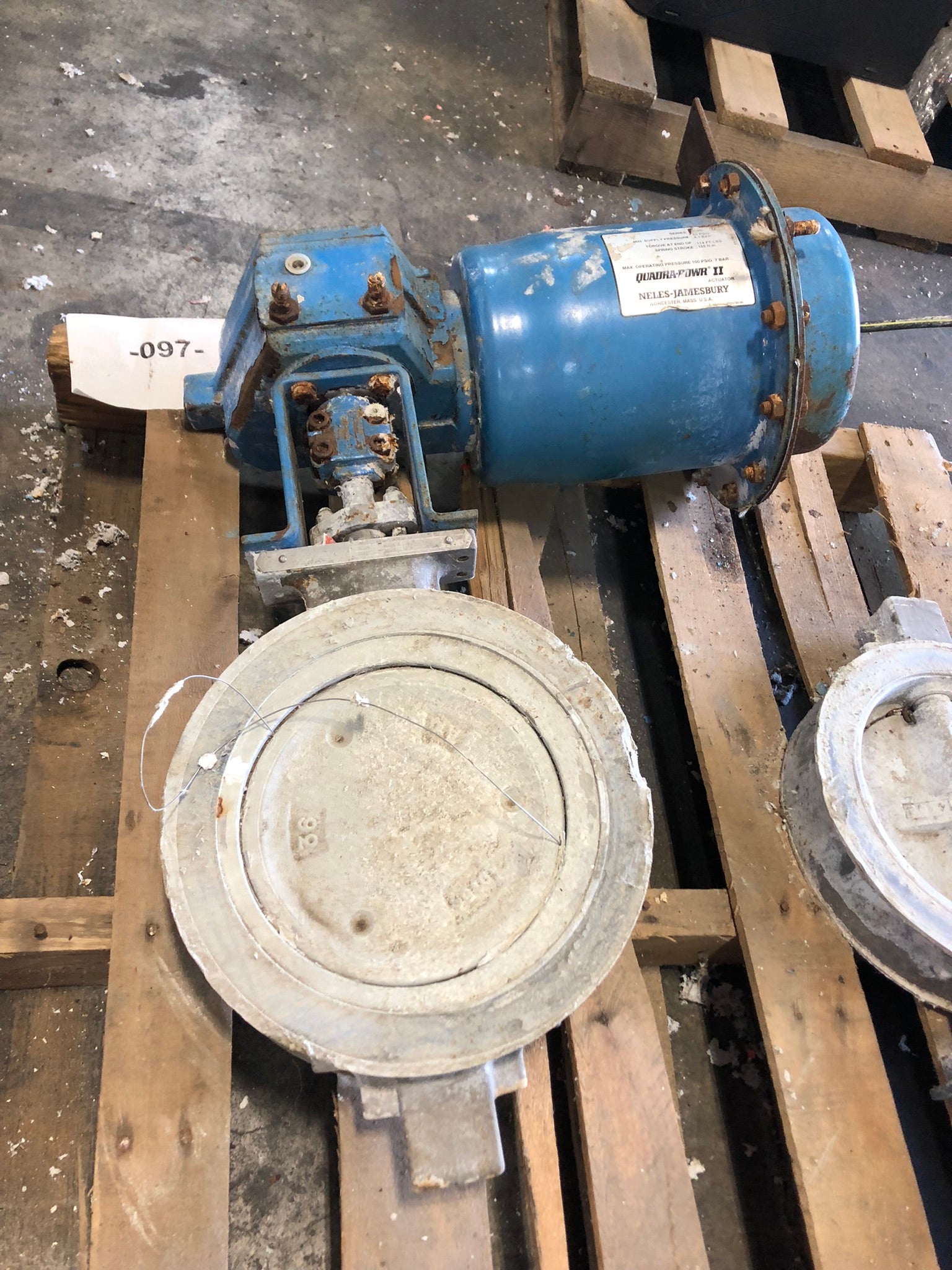 Neles-Jamesbury QP3C/M Quadra-Powr II Actuator 8" Gate Valve 070-0780-98