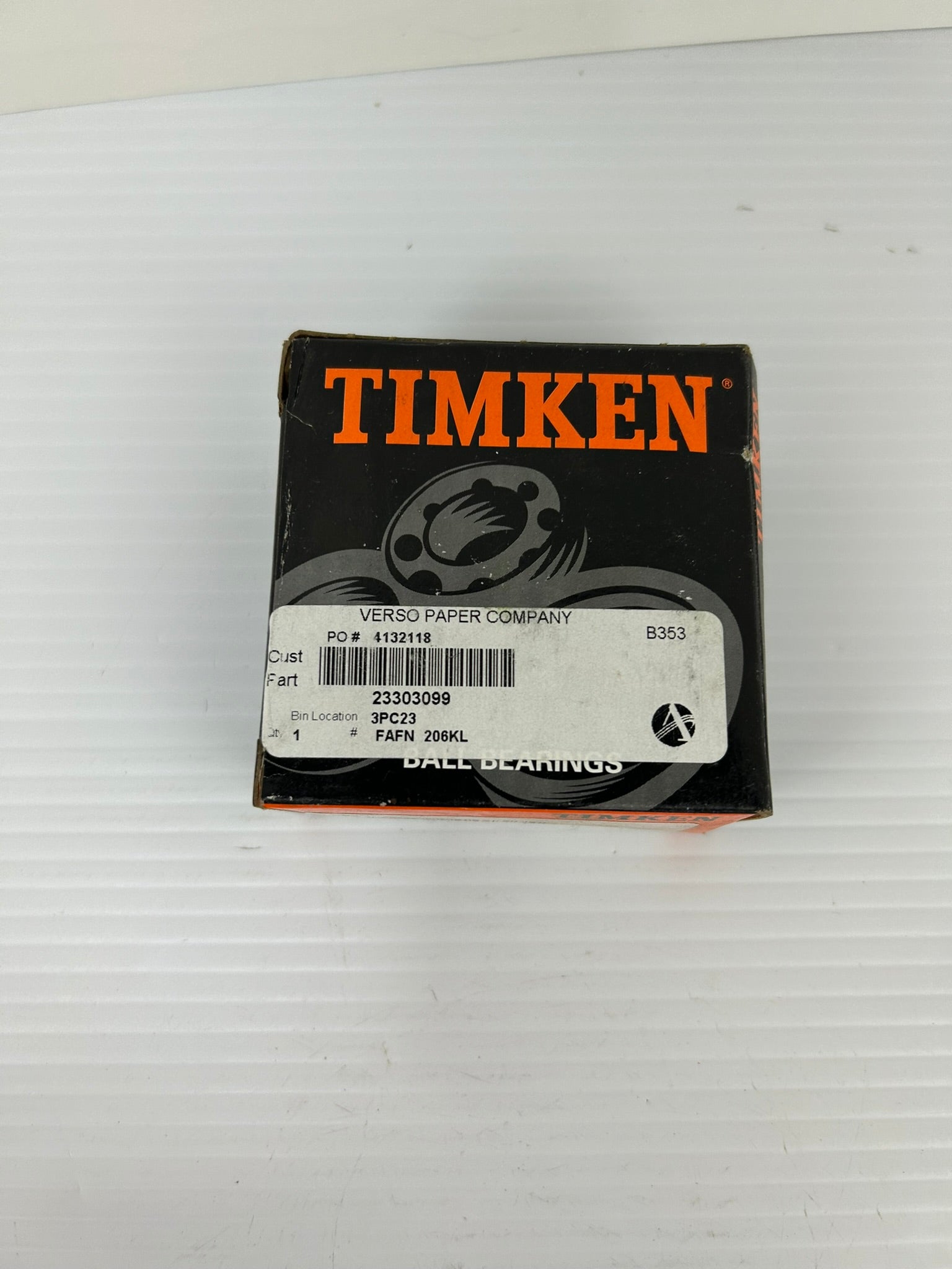 Timken 206KL Ball Bearing - Lot of 2