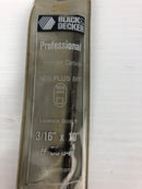 Black & Decker 50 341 Percussion Carbide 3/16" x 10"