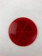 Stratolite 38S Red Reflector Peel and Stick 3-1/8" Round - Lot of 6
