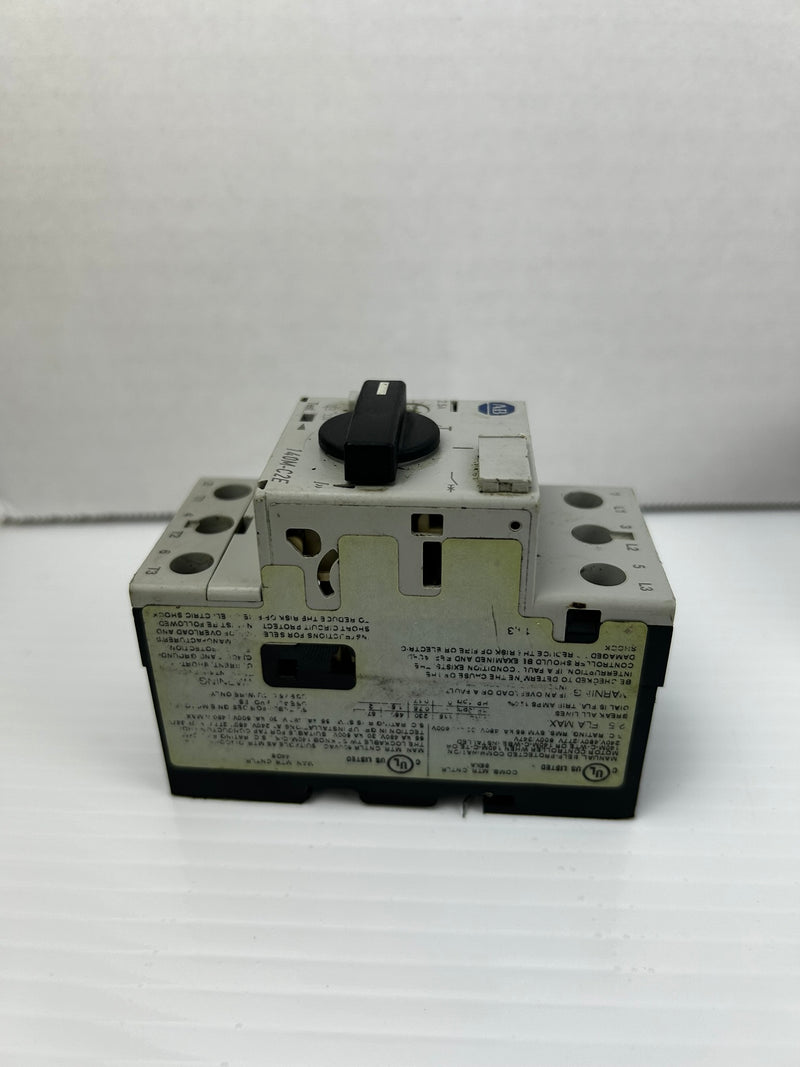 Allen-Bradley 140M-C2E-B25 Motor Protector Circuit Breaker Series B 1.6-2.5A