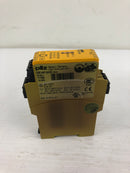 Pilz PZE X4P Safety Relay 24VDC 4n/o