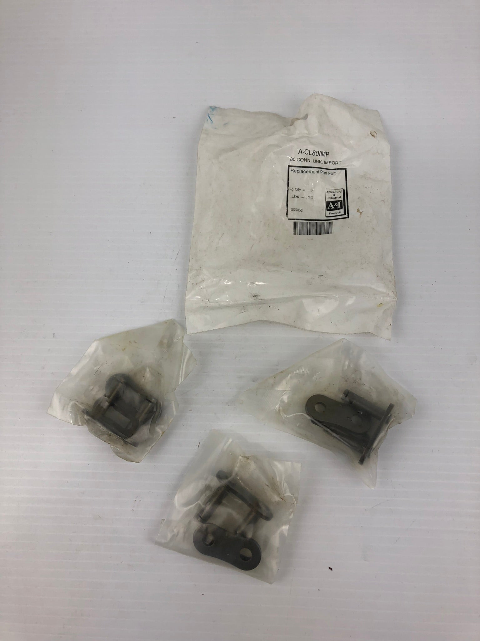 Agricultural & Industrial A-CL80IMP 80 Connector Chain Link - Lot of 3