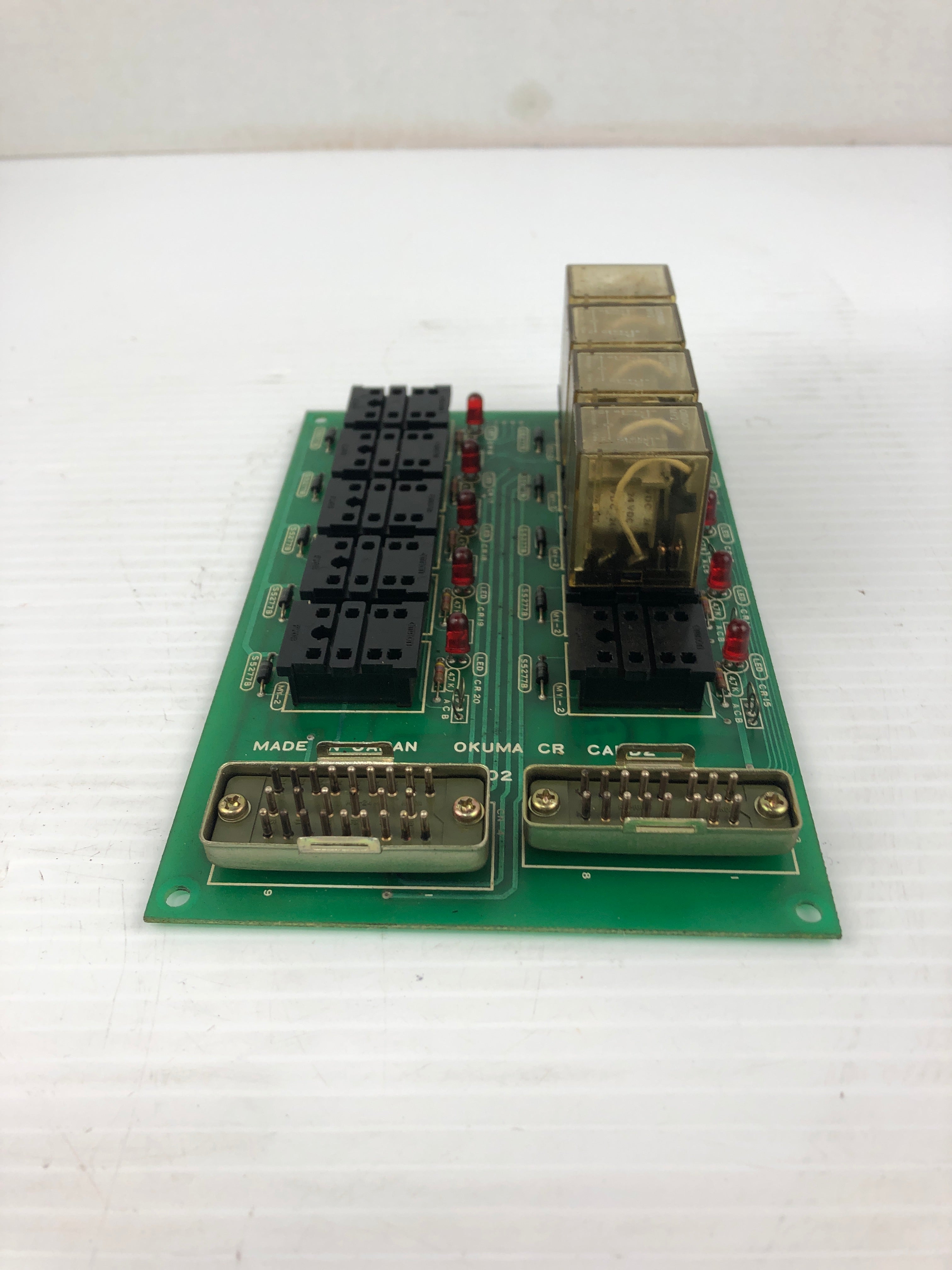 Okuma E3900-596-002 CR Card2 Relay Board with 4 Relays
