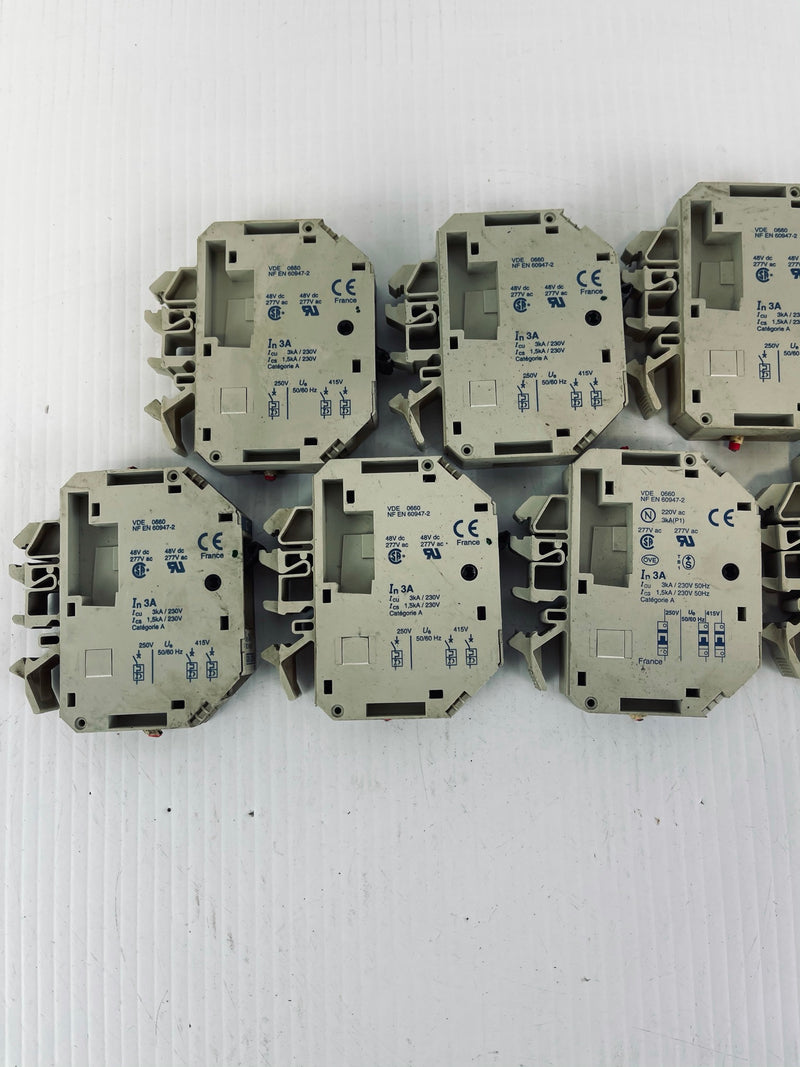 Lot of 7 Telemecanique Circuit Breaker GB2-CB08 3 Amp