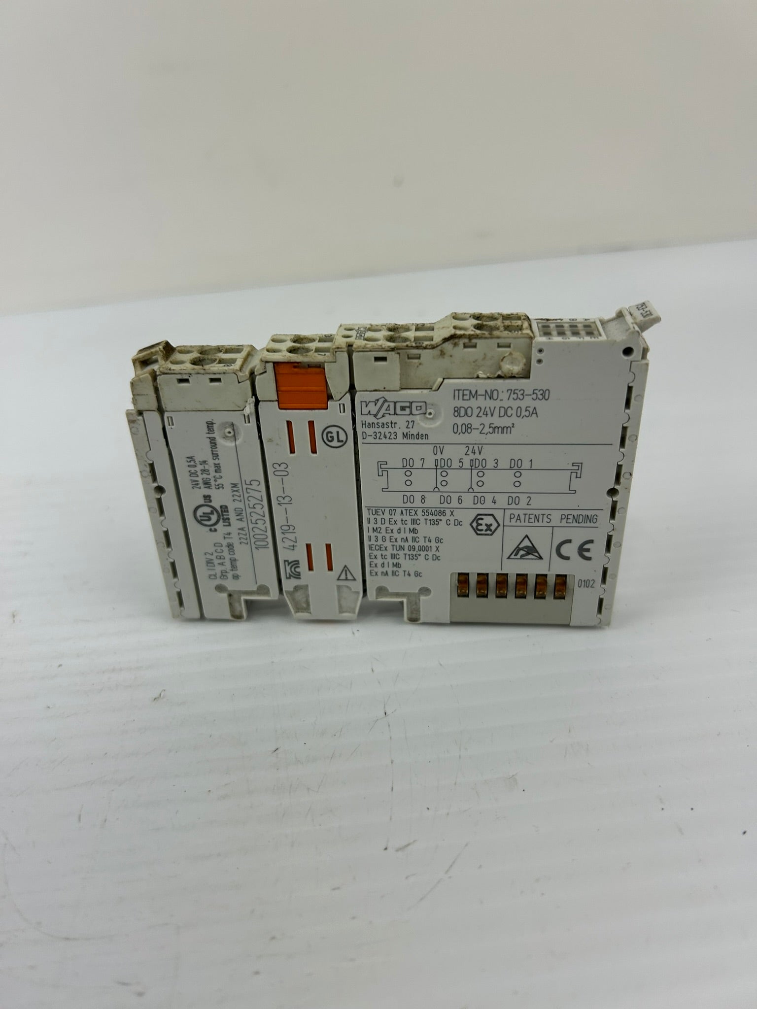 Wago 753-530 Channel Analog Output Module 8D0 24VDC 0,5A - PLC Module - Lot of 3