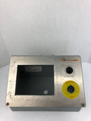 Hoffman C8C12 Sloped Operator Control Enclosure with Side Bracket - Empty