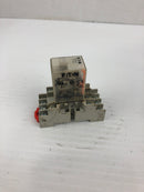 Eaton D2PR4T1 Relay with Base Socket D2PA6 Series B1