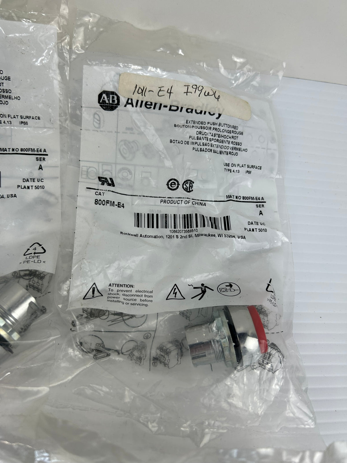 Allen Bradley Push Button NEW Lot of 8 800FM-LG5 800F-PQ5W 800FM-F2 800F-PQ11