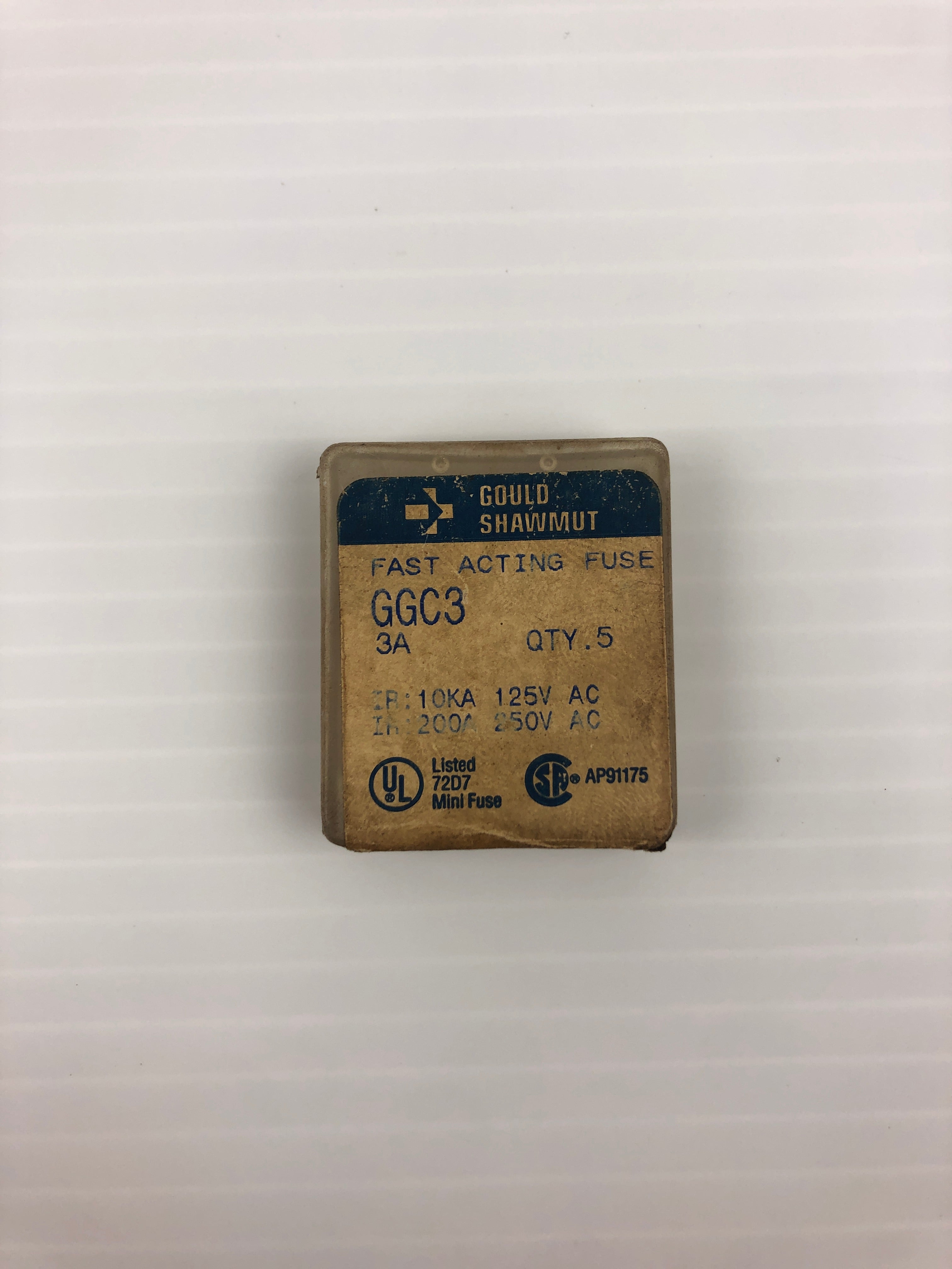 Buss Fuses GGC3 Mini Fuse 3A - Lot of 2