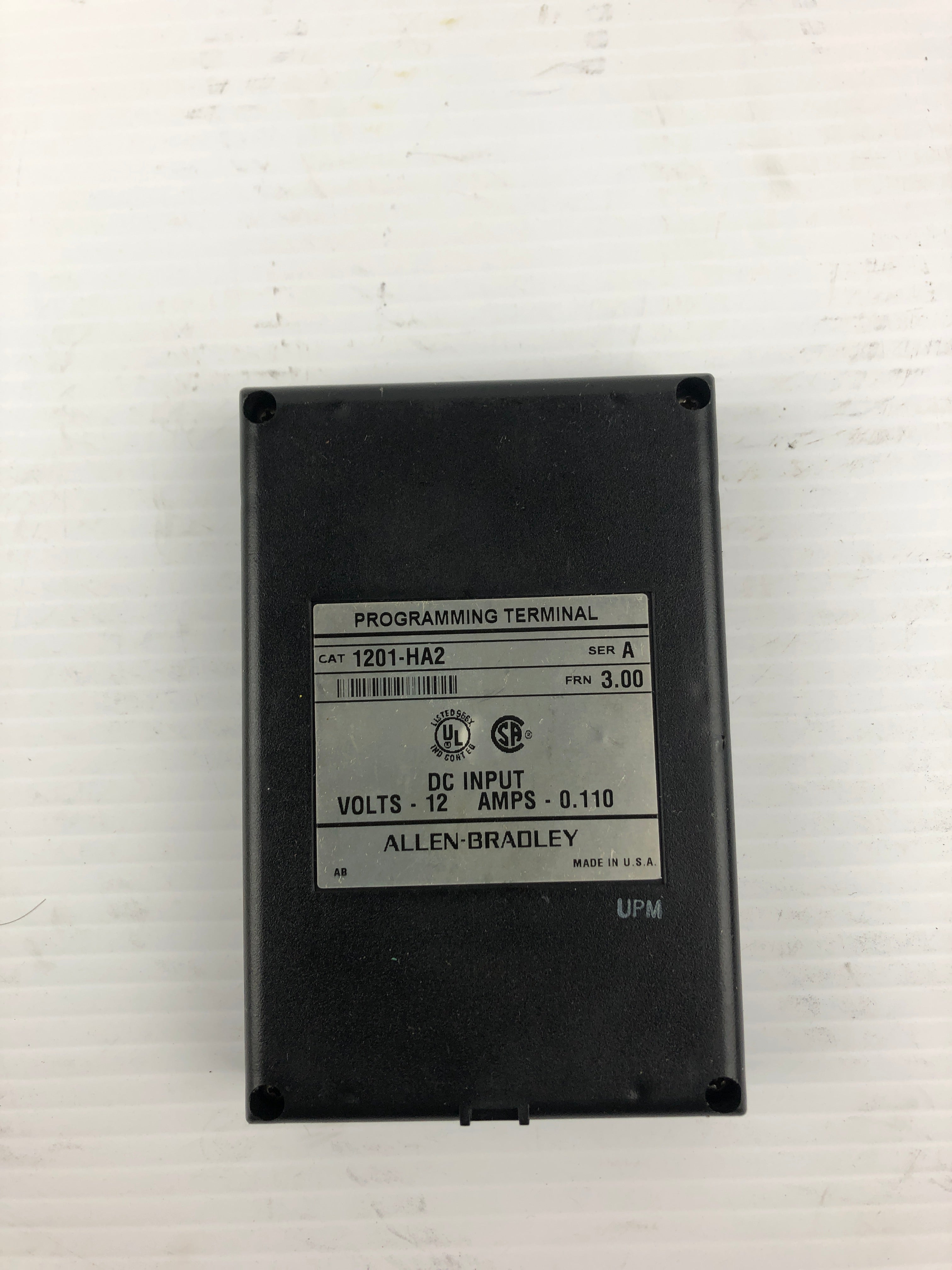 Allen Bradley 1201-HA2 Programming Terminal Series A 12VDC 0.110A