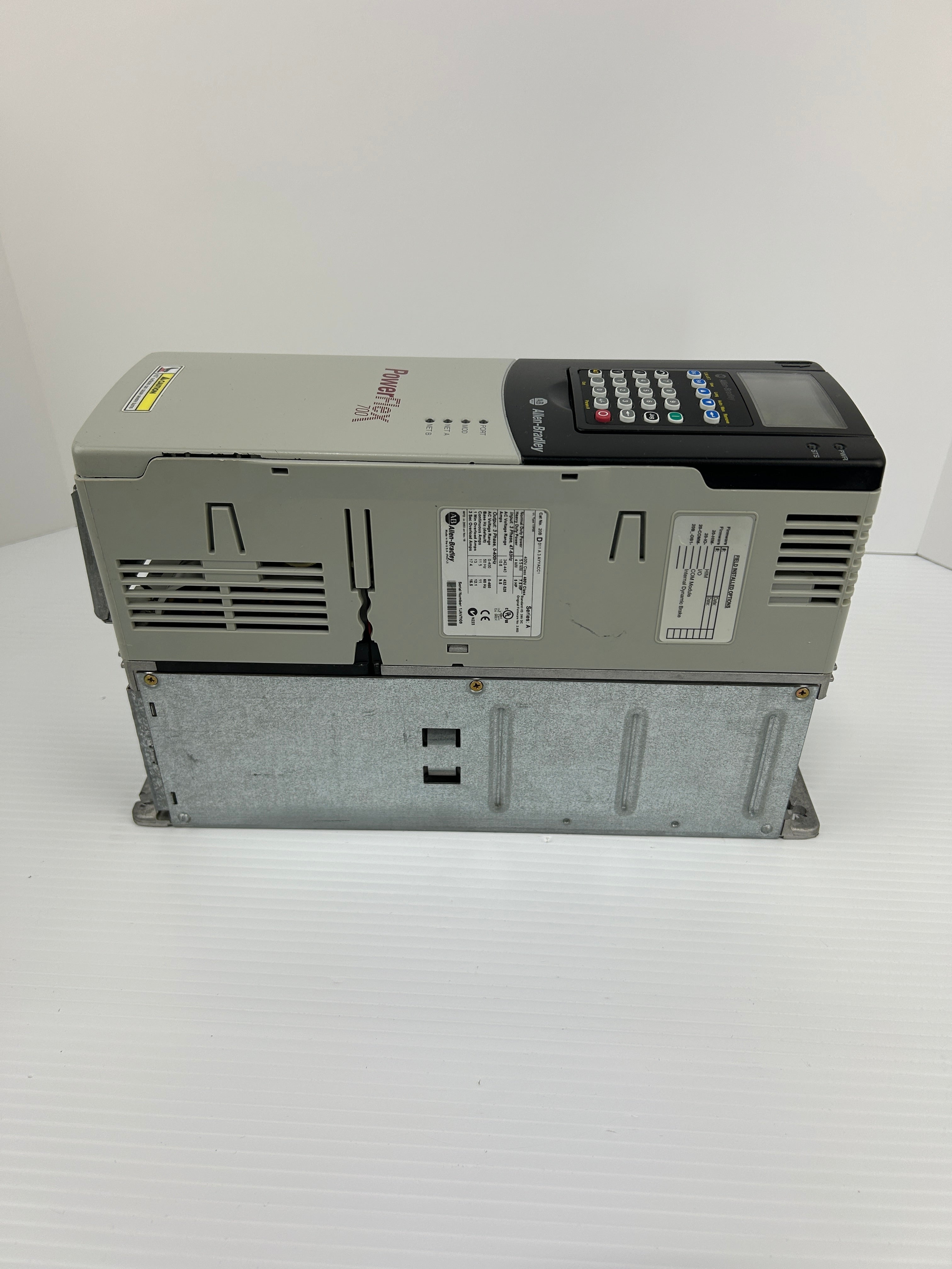 Allen-Bradley 20BD011A3AYYACC1 PowerFlex 700 AC Drive 7.5HP Series A