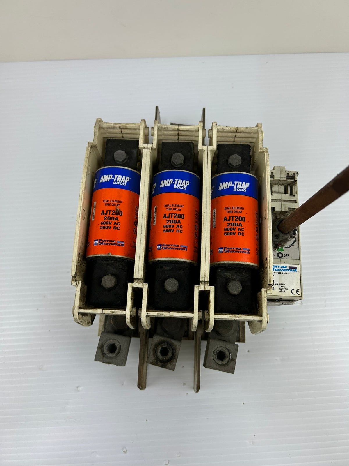 Ferraz Shawmut FBJ2003X Fused Switch 3 Pole with AJT200 200A Fuses