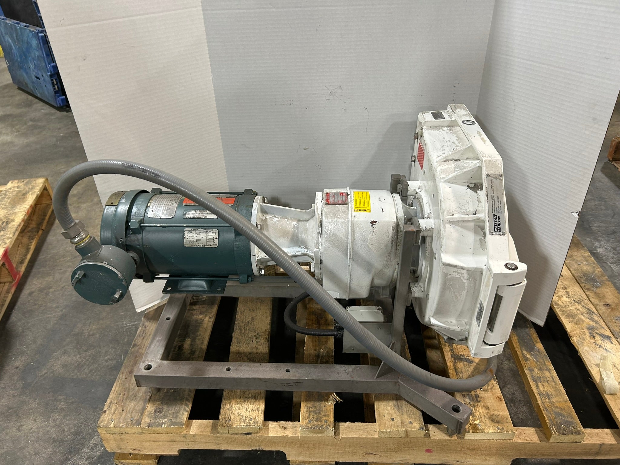 Brook Hansen SCR24B Pump Reliance P14X9127N-WV Motor Marlow Watson 6111194