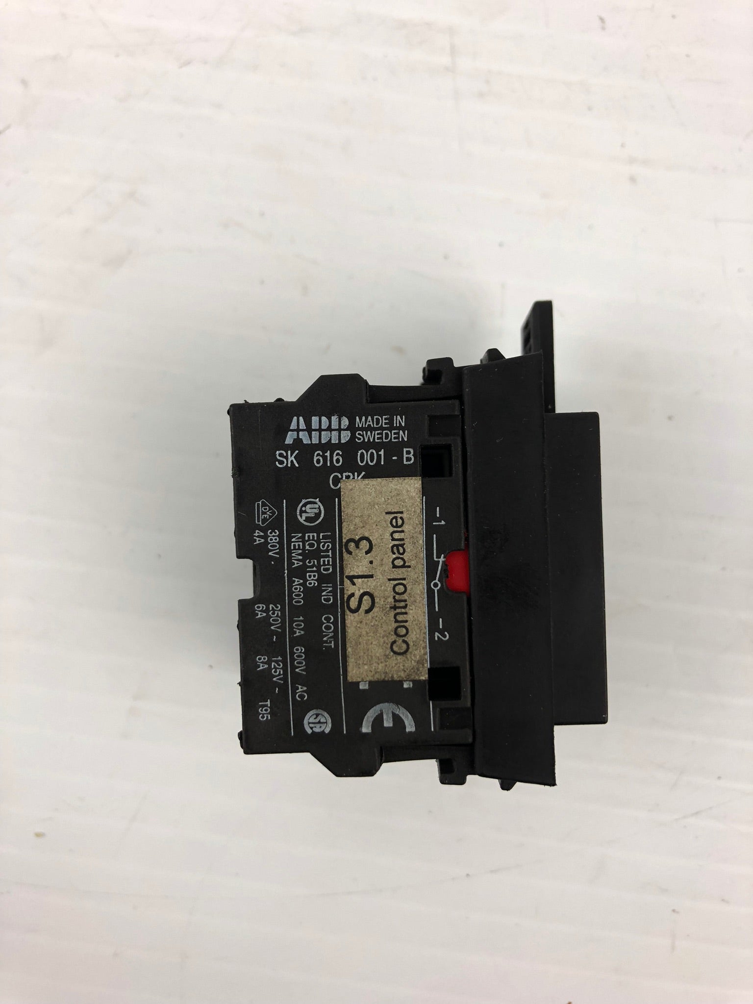ABB SK 616 001-B Contact Block
