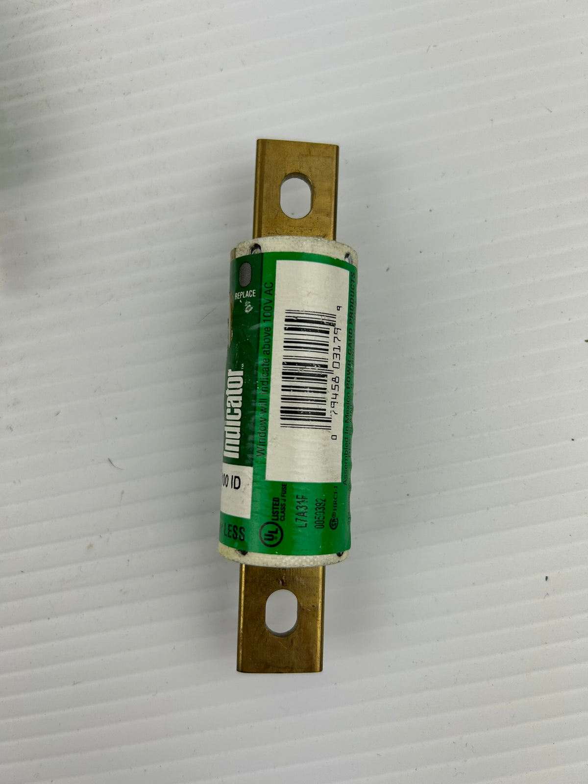 Littelfuse JTD 100 ID 100A 600V Class J Indicator Fuse Time Delay - Lot of 6
