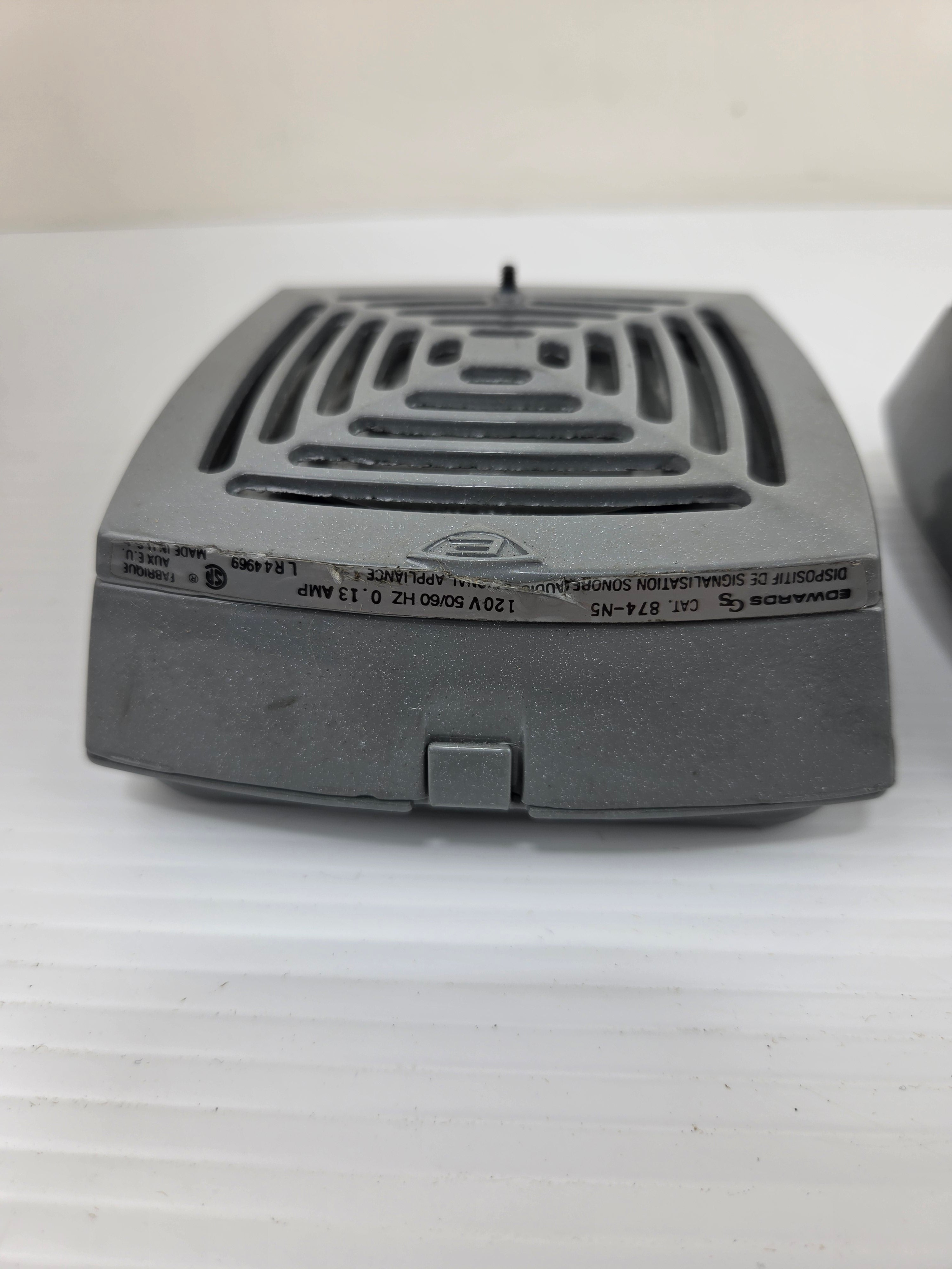 Edwards Signaling 872-N5 Audible Signal Appliance 874-N5 120V 50/60Hz - Lot of 2