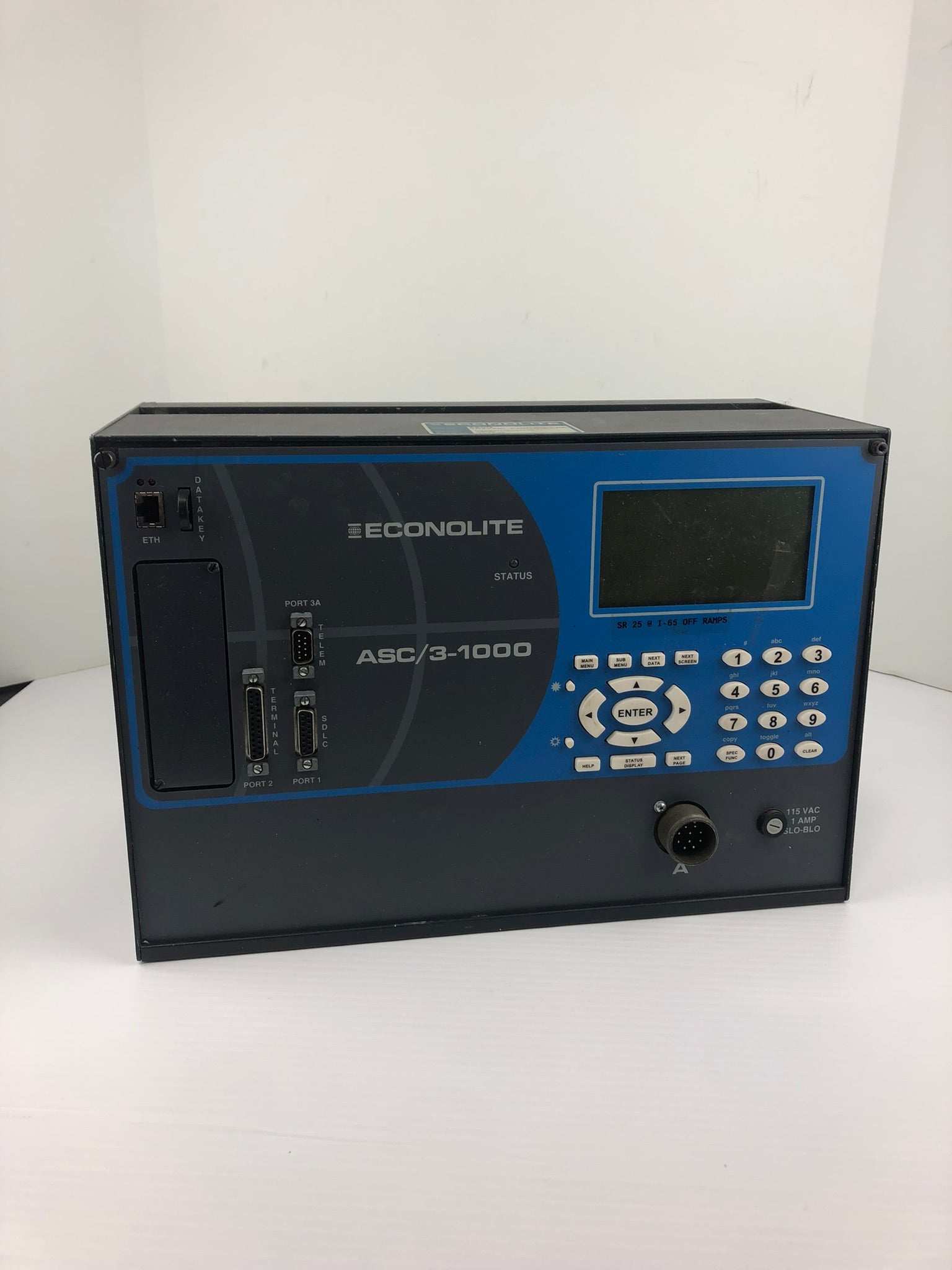 *** Econolite ASC311110100000 Traffic Controller ASC/3-1000