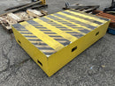 Safety Platform Yellow Black Striped 6' Wide x 4' Deep x 5" Thick