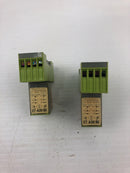 Comat C7-A20 BX Relay with Base LR38486 - Lot of 2