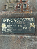 Worcester 35146PZ150R5 Valve 7-1/2" x 8" 500°F Max