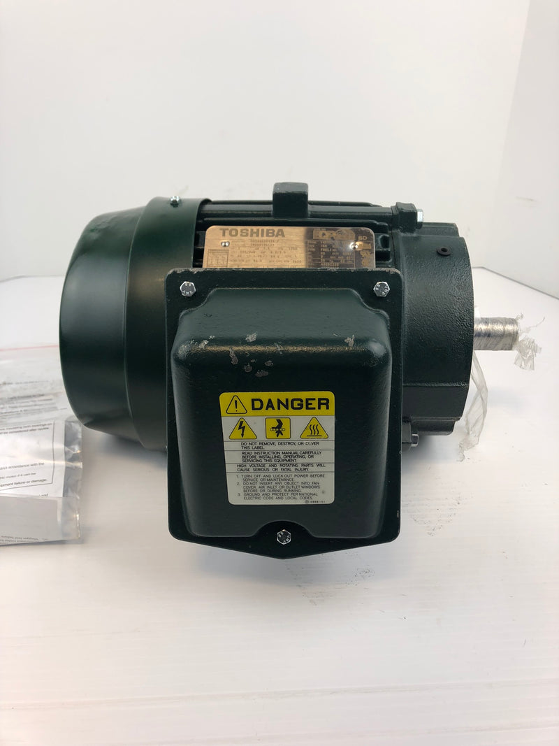 Toshiba 0024SDSR42A-P Motor 3 Phase 2 HP