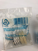 Leviton PB-001-00125-000 Medium Base Lamp Holder to Outlet Adapter - Lot of 4