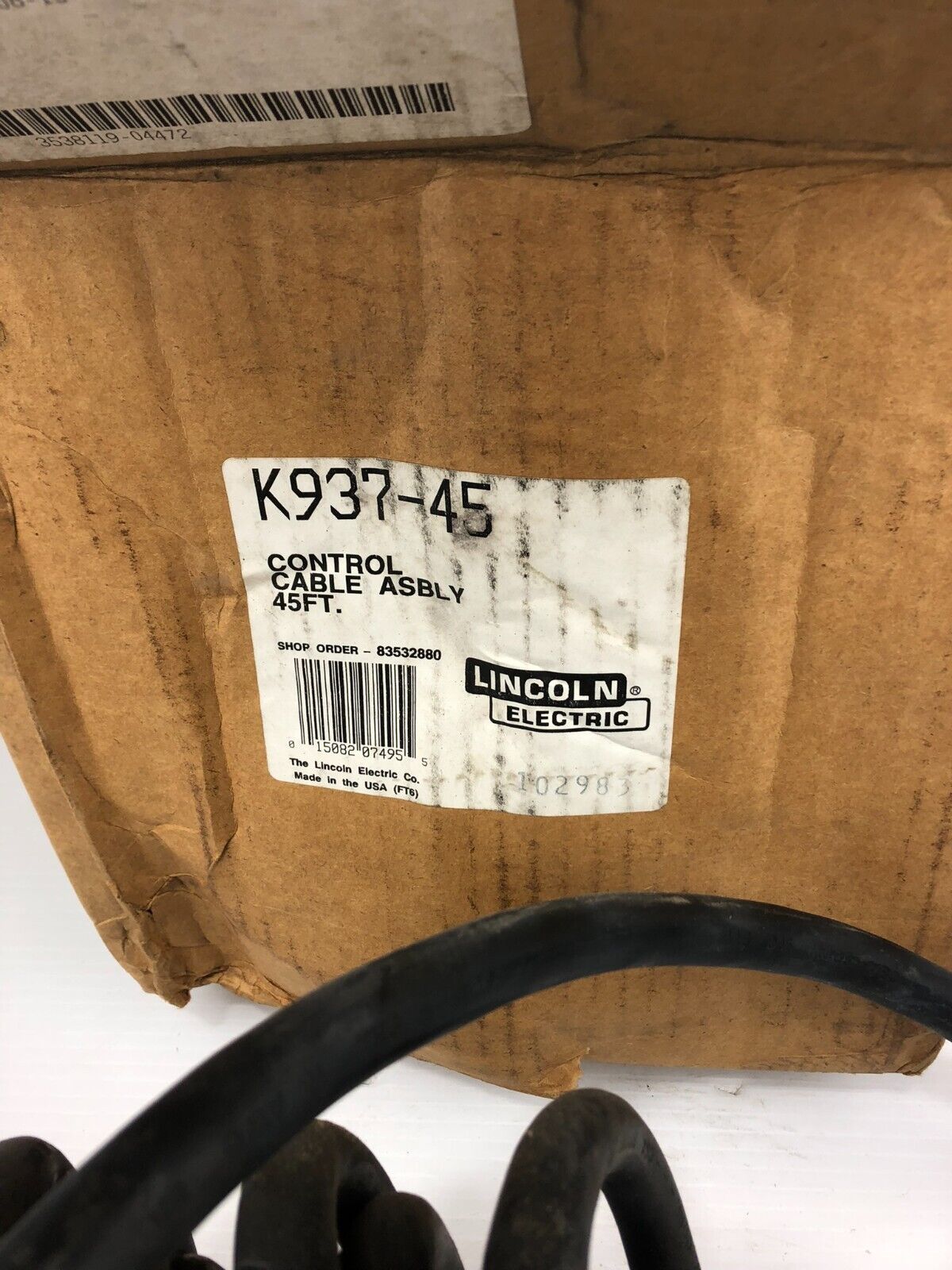 Lincoln Electric K937-45 Control Cable Assembly 45' Long