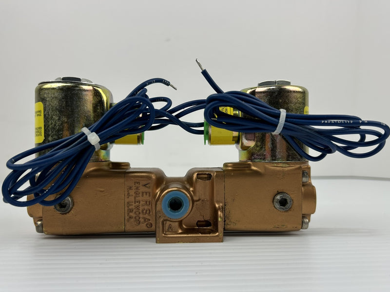 Versa VGG-3201-U-3TC Brass Solenoid Valve 175 PSI 120/60 Volts/Hz 10 Watts