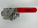 Flowserve Worcester Controls 2 WK706666TTTC R0 Ball Valve 400°F F316L 316L TFE