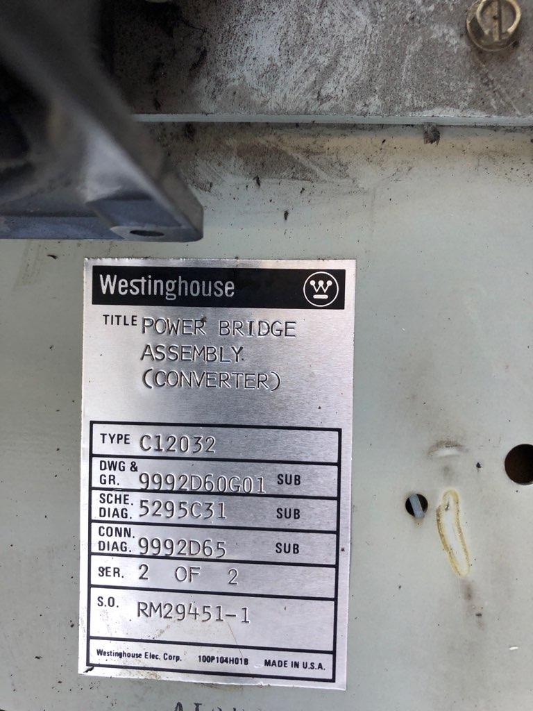 Westinghouse C12032 Power Bridge Assembly Converter