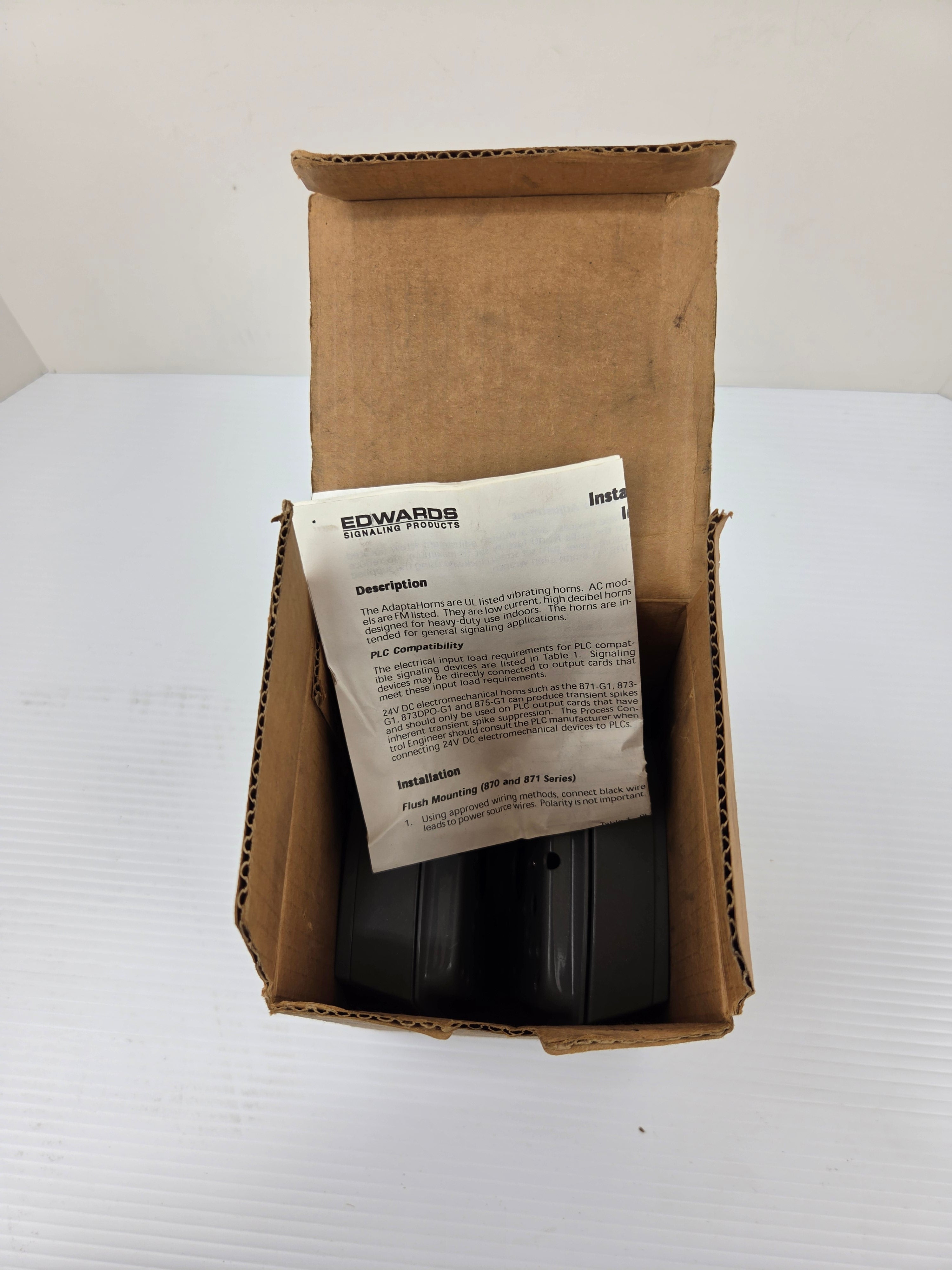 Edwards Signaling 872-N5 Audible Signal Appliance 874-N5 120V 50/60Hz - Lot of 2