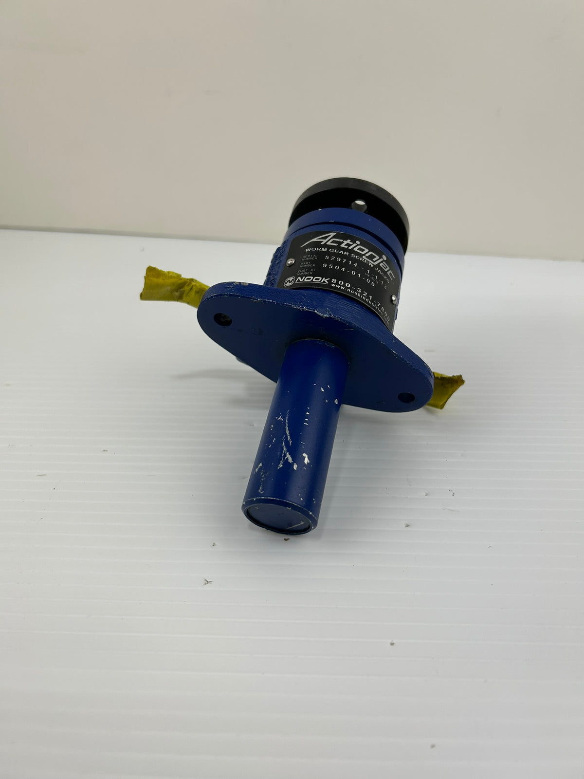 ActionJac Nook Industries 9504-01-00 Worm Gear Screw Jack Linear Actuator