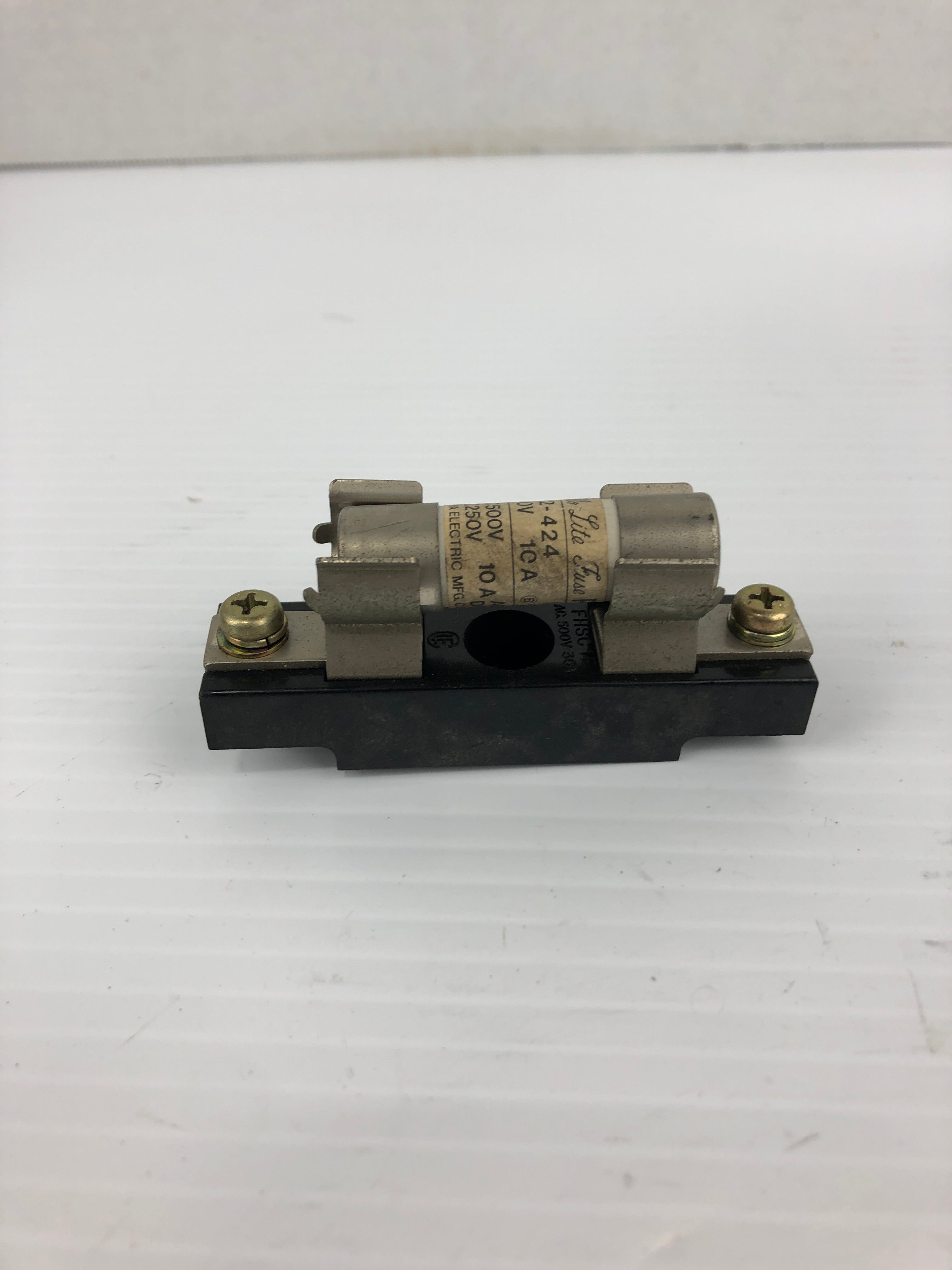 Cello Lite 32-424 Fuse 250V 10A 50KA PC1 with Fuse Holder FHSC1F - Lot of 2