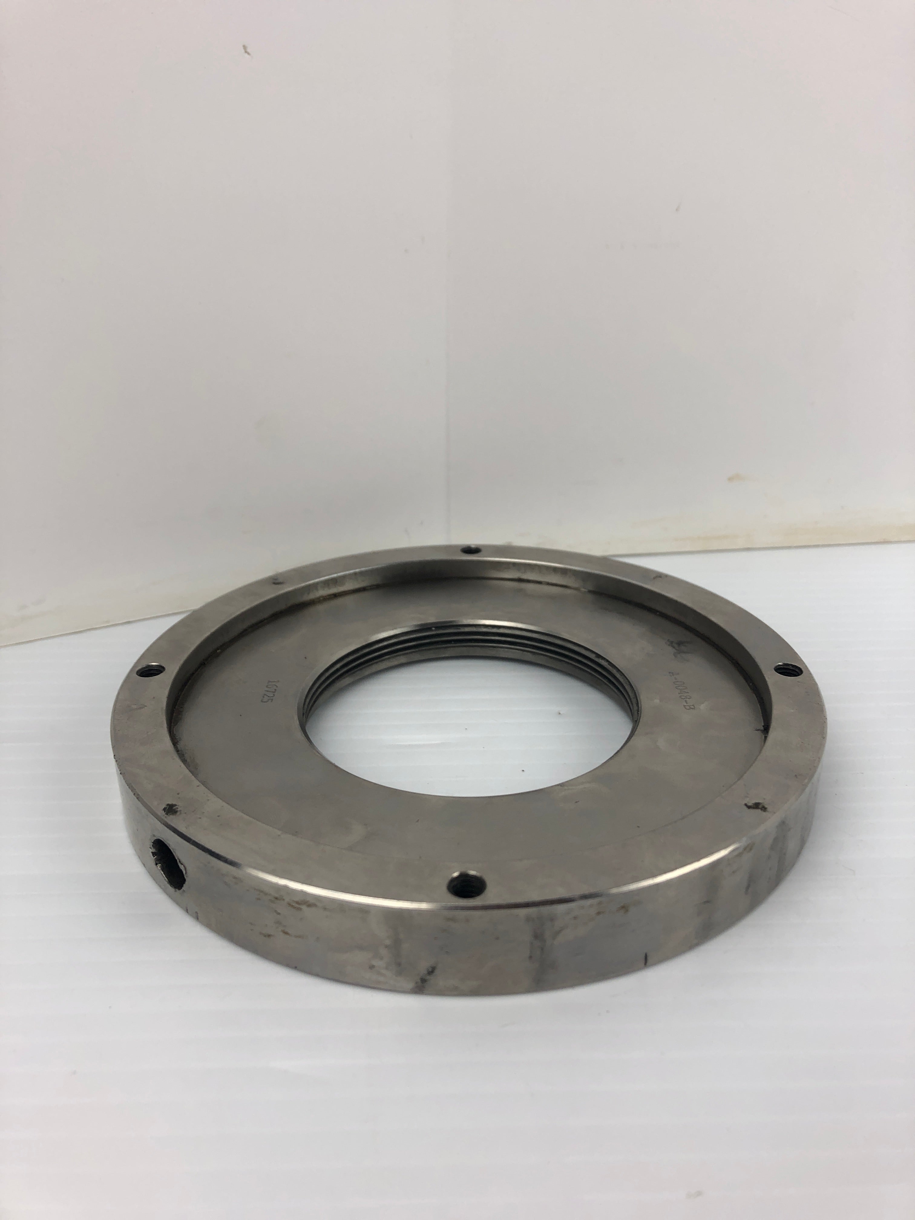 Threaded Metal Flange A-0048-B 16725 6.0" OD 2.915" ID 5.10" Inside Rim: 5.10"