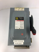 Square D H362AWC Heavy-Duty Safety Fusible Disconnect Switch Ser. F07 600VAC 60A