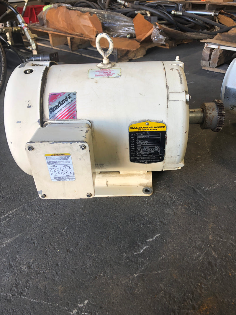 Baldor M3704T Industrial Motor 3HP 1165 RPM 213T Frame