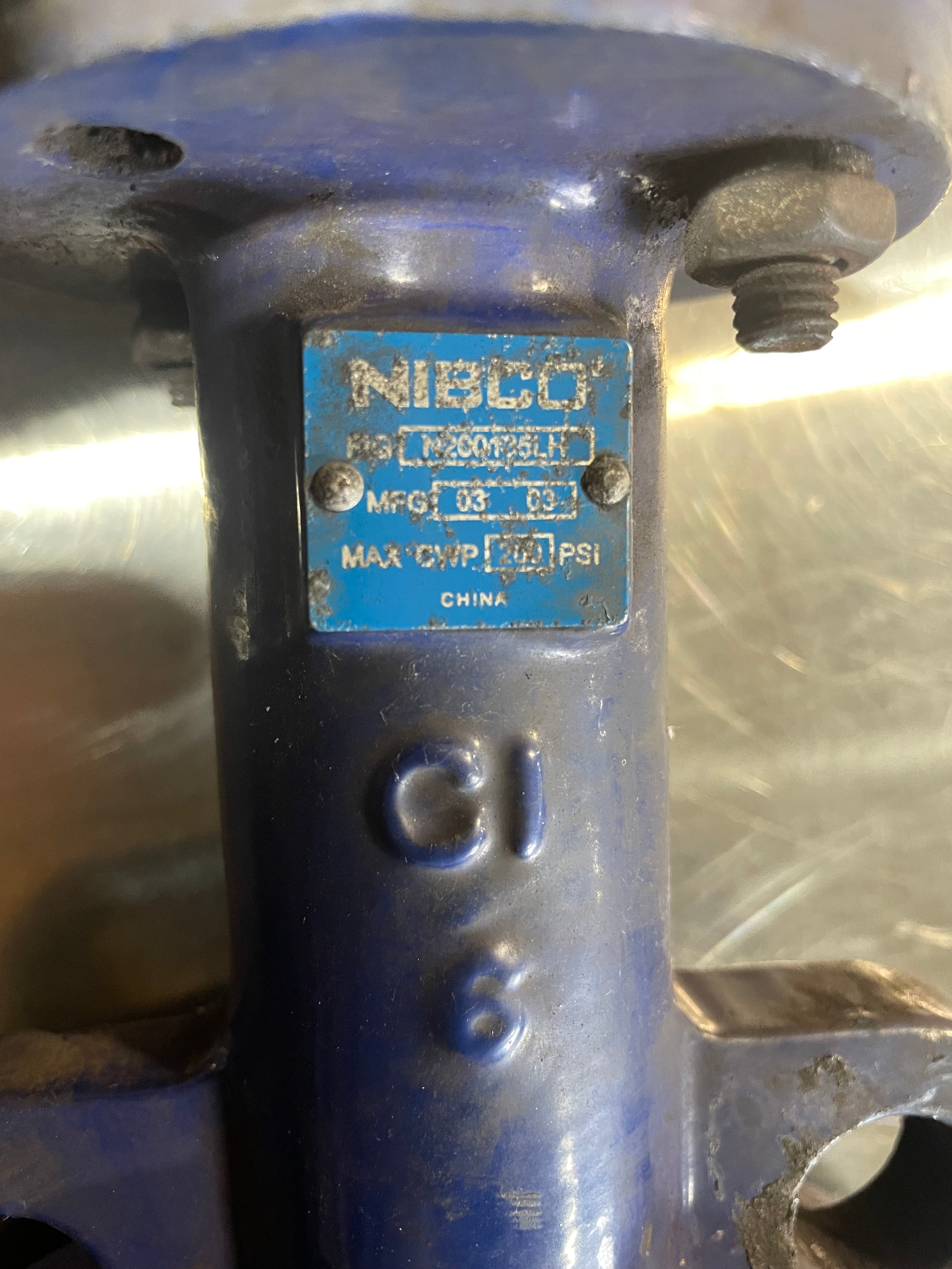Nibco N200135LH 6 102102F Butterfly Valve with Handle 200W0G