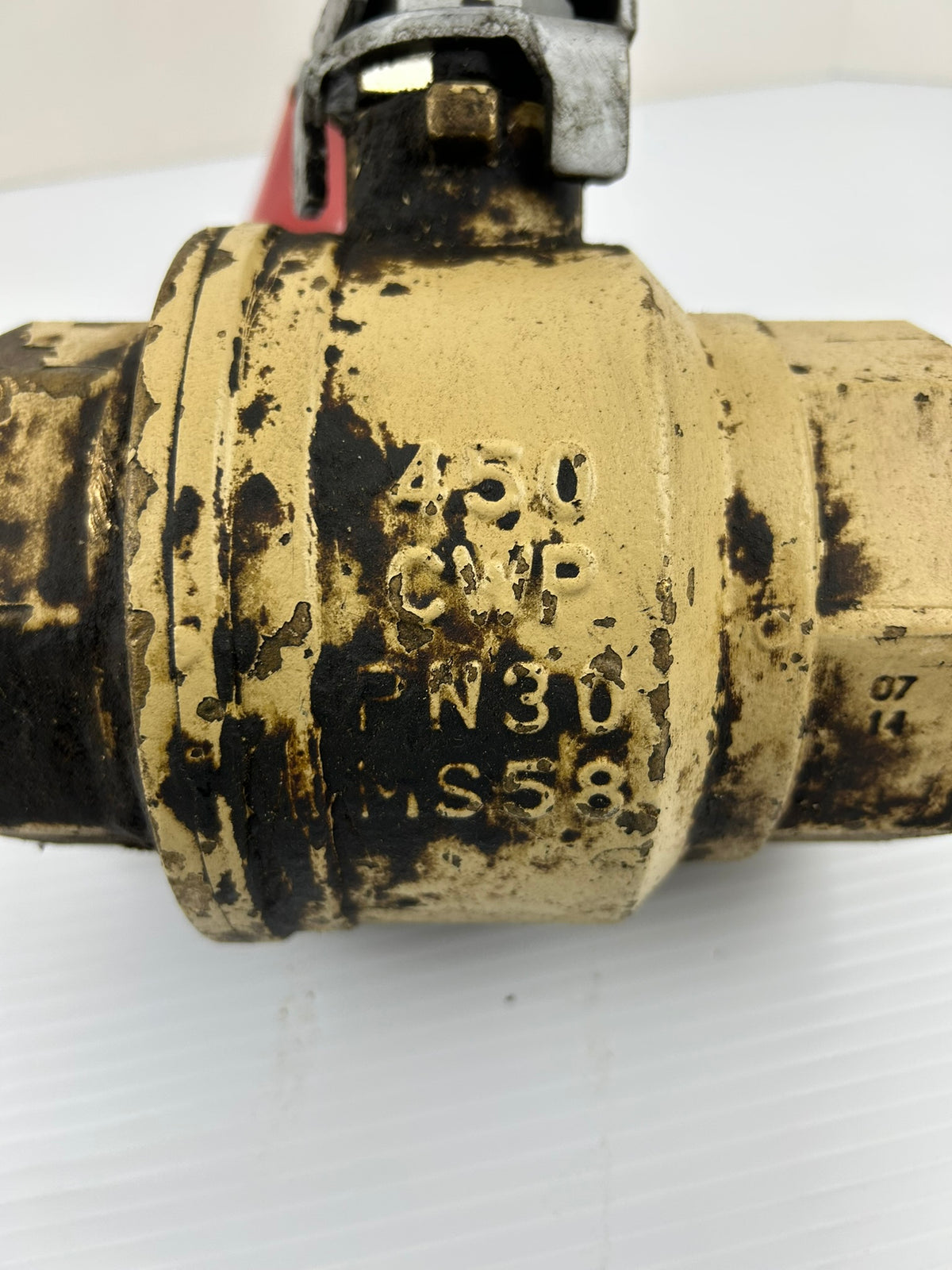3" Brass Ball Valve 450CWP PN30 MS58 with Locking Handle