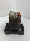 Schrack MT221024 Relay 250V 10A 1/4HP with MT78745 Base 400VAC 10A