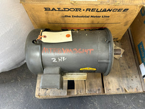 Baldor VM3614T 2HP Electric Motor 208-230/460V 3PH 1140 RPM TEFC 184TC