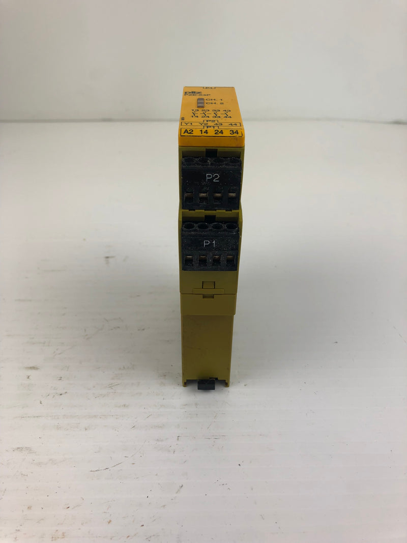 Pilz PZE X4P Safety Relay 24VDC 4n/o