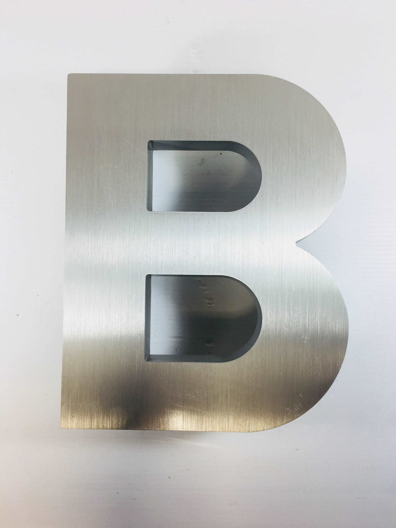 12 Inch "B" Metal Block Letter