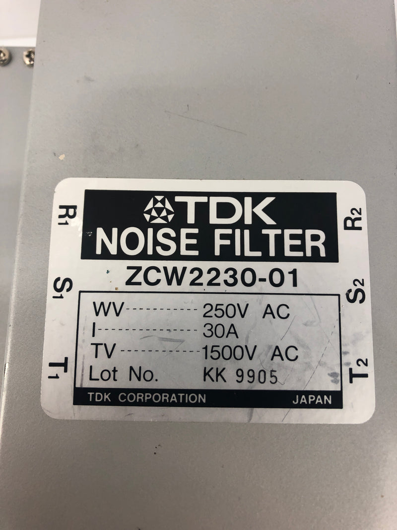 TDK ZCW2230-01 Noise Filter 250-1500VAC 30A