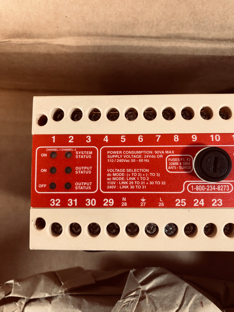 Tapeswitch Safety Light Curtain Controller BSRUA-2 and Turck Cable RKS 4.5T