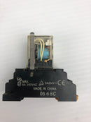 Omron MY4N-D2 Relay 24VDC with 0568C Base 250VAC 5A