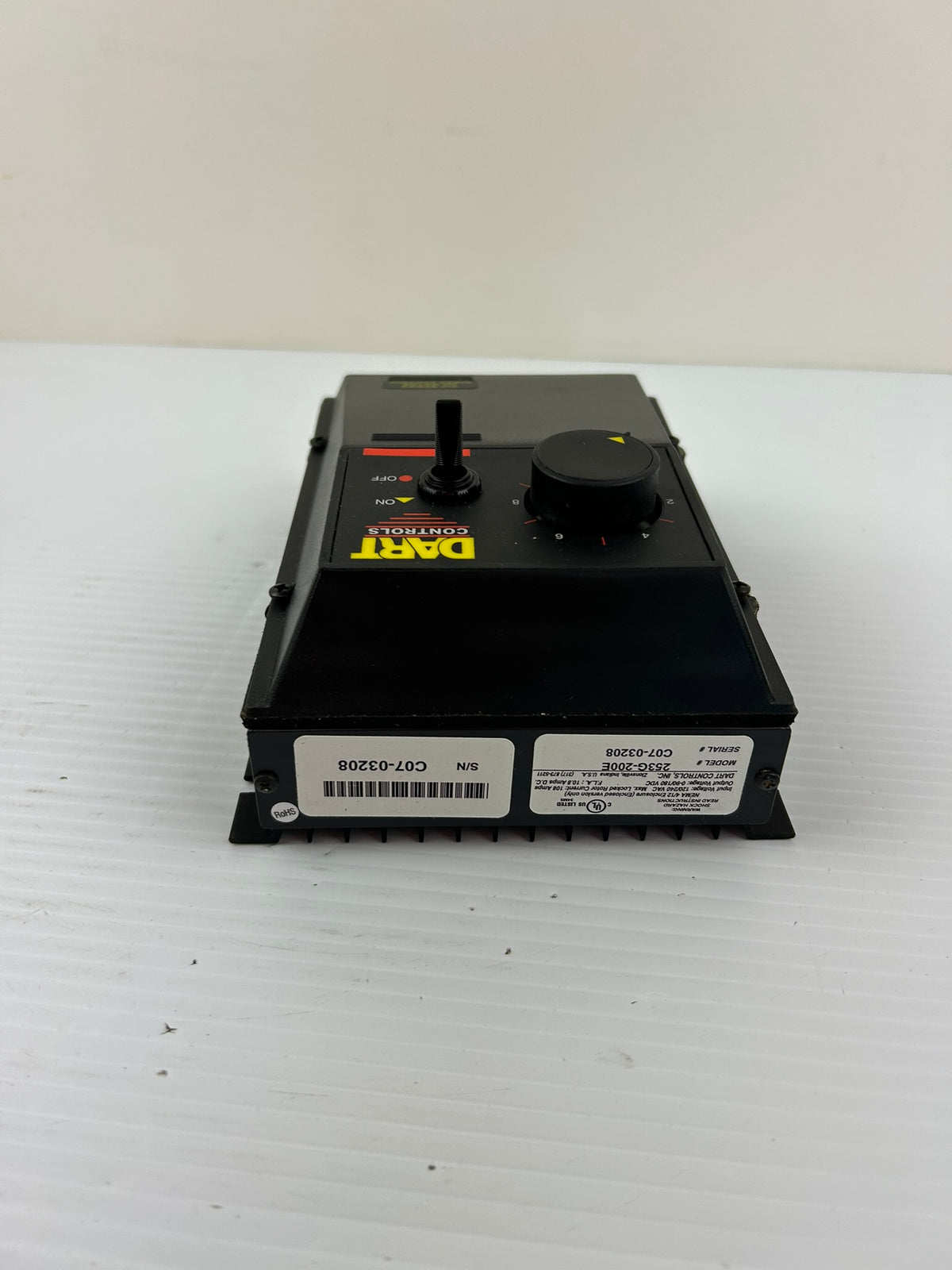 Dart Controls 253G-200E DC Motor Speed Control 120/240VAC 90/180VDC 2HP